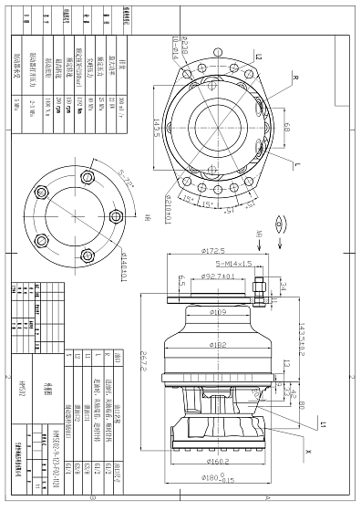 Motor HMSE02-9-123-F02-1120