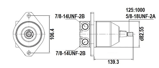S A10FE10/52R-VCC68N002-S0797 гидромотор вентилятора 