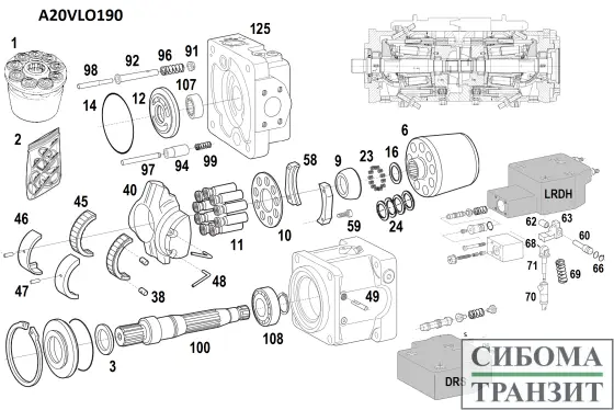 A20VLO190 запчасти