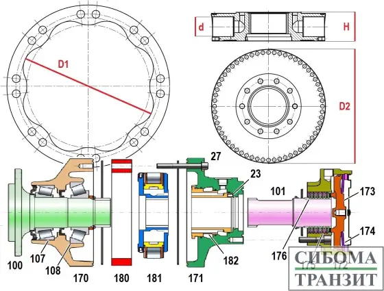 MCR05 запчасти
