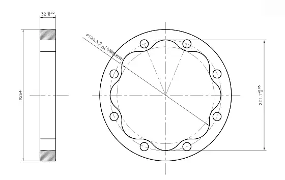 Статор -1 D1-221,1