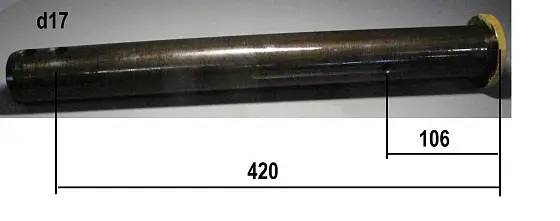 Палец с каналом смазки 55x480/106