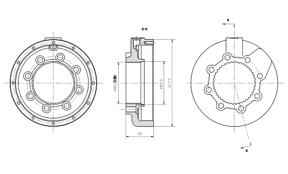 Корпус тормозной цилиндр