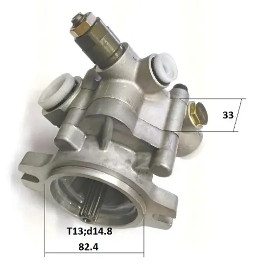 Шестерённый насос T13 (крепление 2 болта, HYUNDAI R450LC-7)
