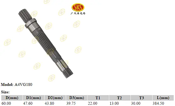 Ведущий вал T13d43.8 L384.5 T30d39.8