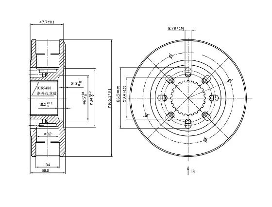 Роторная группа d32 (two speed)