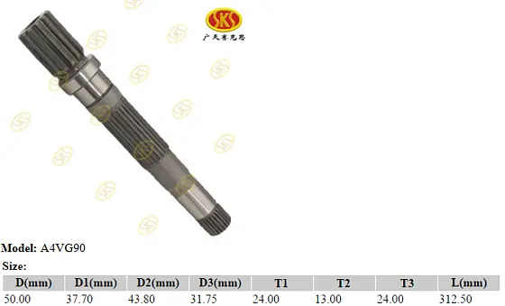 Ведущий вал T13d43.8 L312.5 T24d31.75