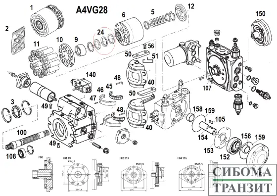 A4VG28/32 запчасти