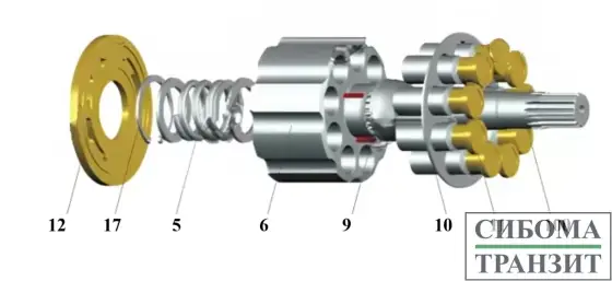 EM56 TRAVEL MOTOR