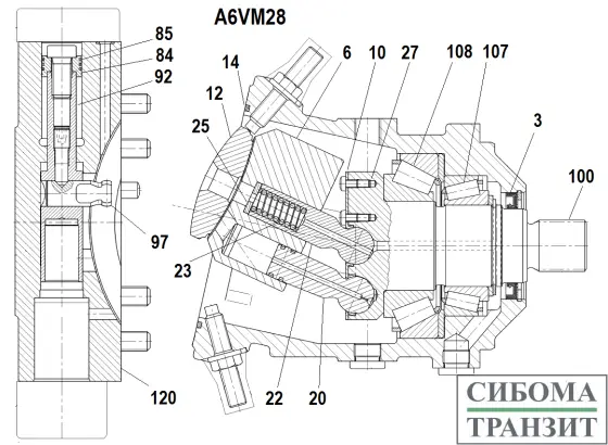 A6VM28 запчасти