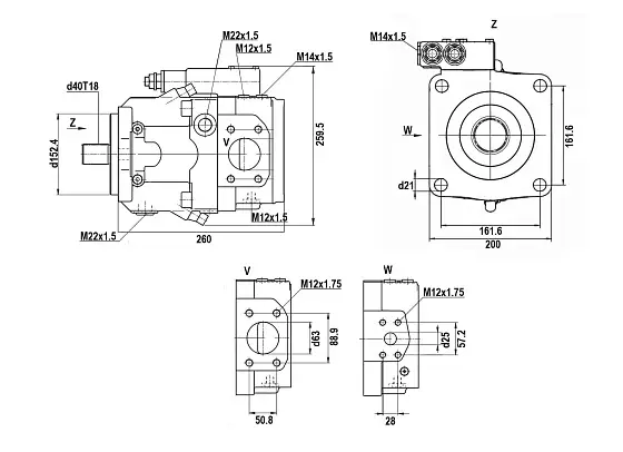 S A11VO75DRS/10L-NZD12N00 гидронасос