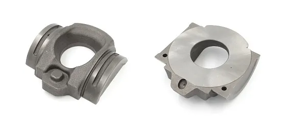 Поворотная плита L (2 канавки)