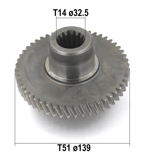 Шестерня бокового привода T14ø32.5