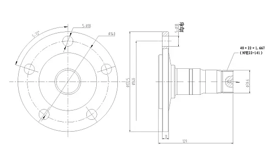 Ведущий вал wheel (1110)