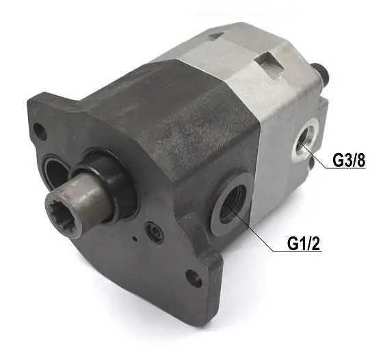 Шестерённый насос 18.75cc+6.5cc