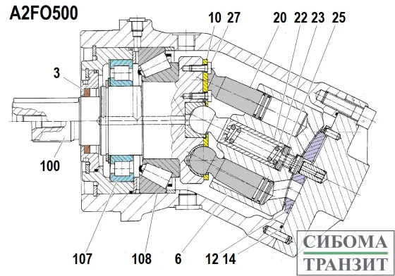 A2FO(M)500 запчасти