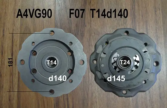 Шестерённый насос F07 T14d140