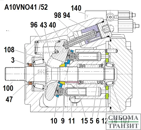 A10VNO41 /52 запчасти