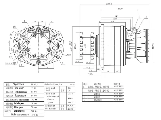 HMSE02-2-113-F03-2AC0-Y9FM гидромотор