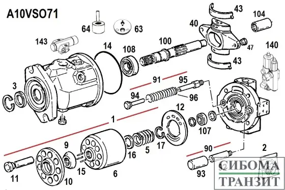A10V(S)O71 /31 запчасти