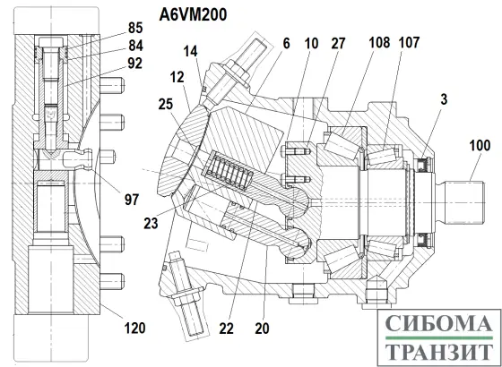 A6VM200 запчасти