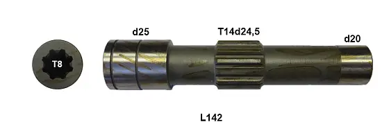 Ведущий вал L142