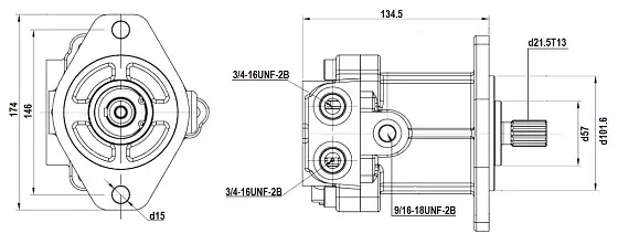 S MSF18 гидромотор вентилятора
