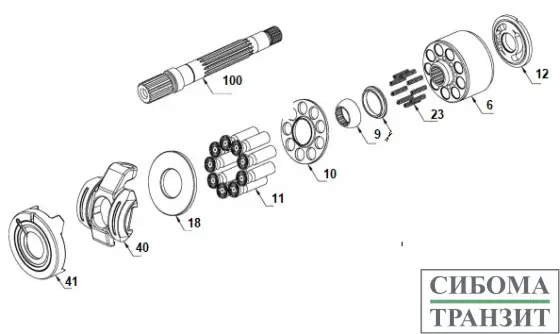 K3VL28 запчасти