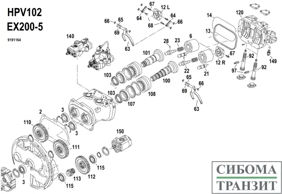 HPV102 запчасти