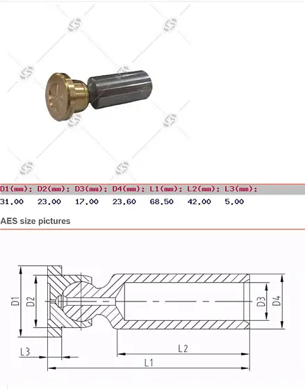 Поршень с башмаком 23.6x68.5