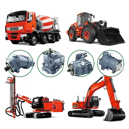 ПРИМЕНЯЕМОСТЬ ГИДРОНАСОСОВ И МОТОРОВ