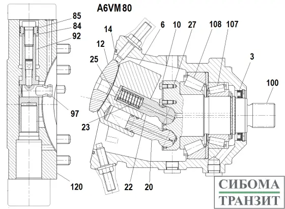 A6VM80/63 запчасти