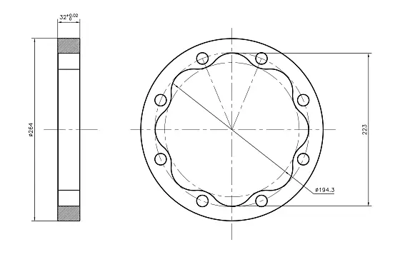 Статор -2 D1-223,2
