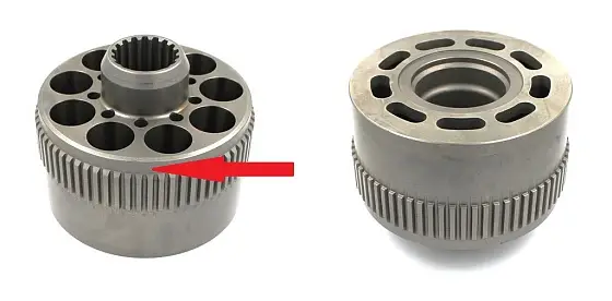 Блок цилиндров 164.5x132 (шлицы L30, под поршень d33.5)