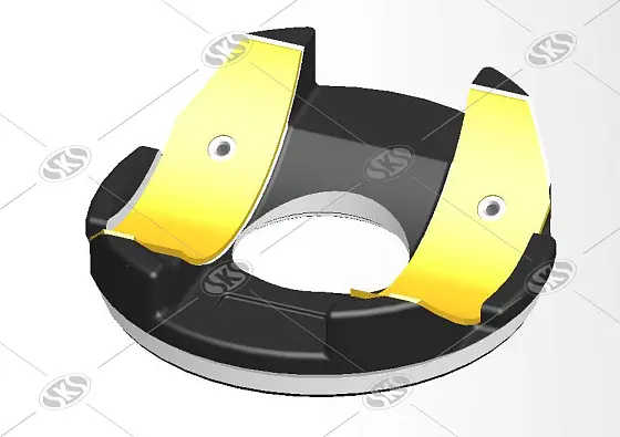 Суппорт с вкладышами