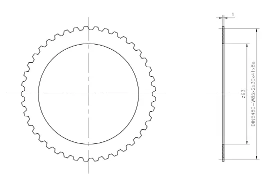 Тормозная&nbsp;&nbsp;пластина статическая d85
