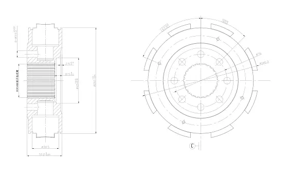 Роторная группа (E) d38,5 (one speed)