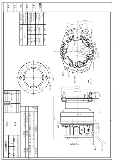 H MS08-2-D25-R08-1120-JZJL гидромотор