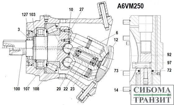 A6VM250 запчасти