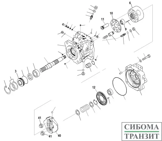 708-1U-11524 MAIN PUMP WA380-8