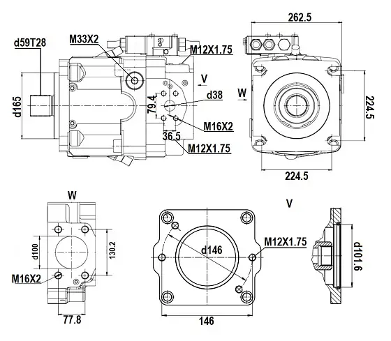 S A11VLO260LRDS/11R-NZD12K67 гидронасос