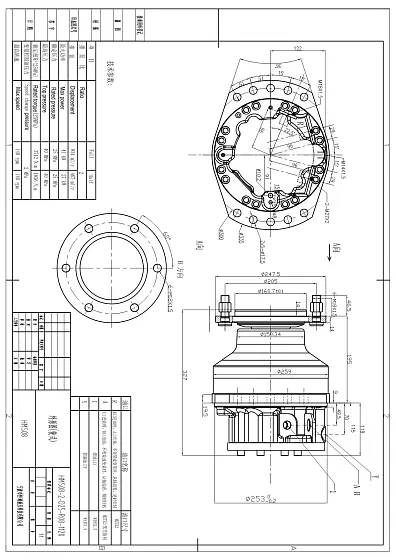 H MS08-2-D25-R08-1120 гидромотор