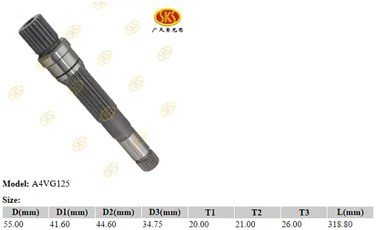 Ведущий вал T21d45 L318.8
