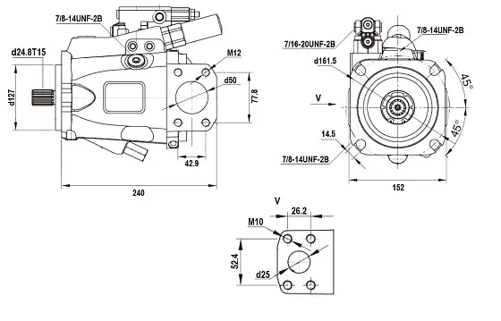 S A10VO72LA8DS/53R-VUD12N00 гидронасос 