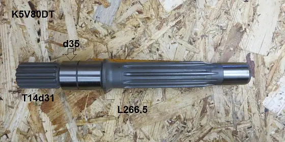 Ведущий вал T14d31 L266.5