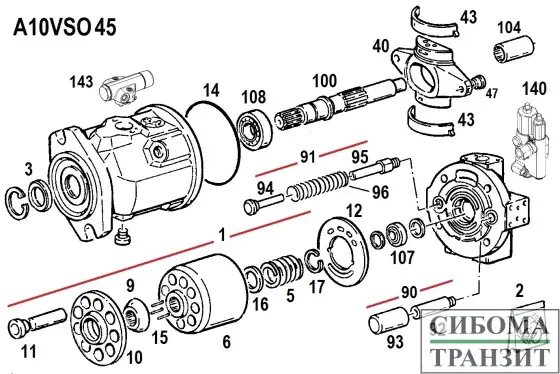 A10V(S)O45 /31 запчасти
