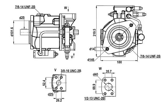 SA10VSO45DFLR1/31L-PKC62N00 гидронасос