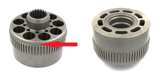 Блок цилиндров 164.5x132 (шлицы L30, под поршень d32.5)