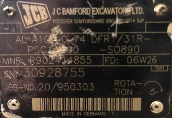 AT227183 гидронасос John Deere 750J (Реман)