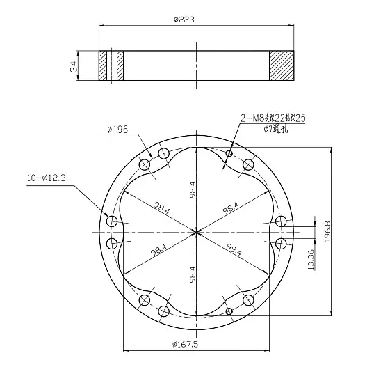 Статор D1-196.8 h-34
